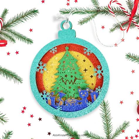 3d Paper Christmas Tree Ornament Design 671 Abbi Kirsten Collections