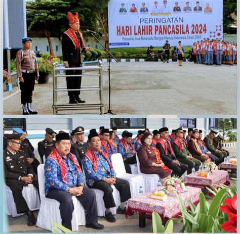 Kapolres Tanah Karo Irup Upacara Peringatan Hari Lahir Pancasila SEP