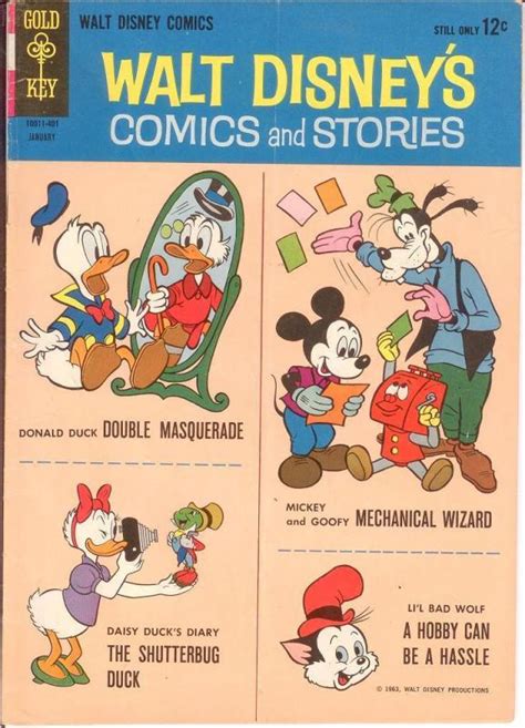 Walt Disneys Comics And Stories 280 Vg Jan 1964 Comics Book Comic