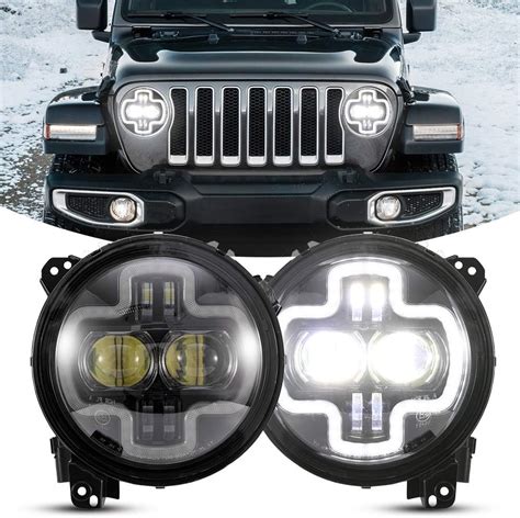 Amazon Bunker Indust Wrangler Jl Inch Led Headlights With Halo