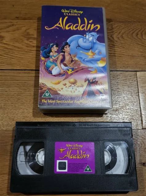 ALADDIN VHS VIDEO Walt Disney Classics Vintage Disney VHS Great