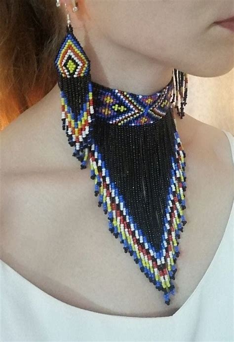 Buy African Beads Nacklace Traditional Elegant Massai Jewellery