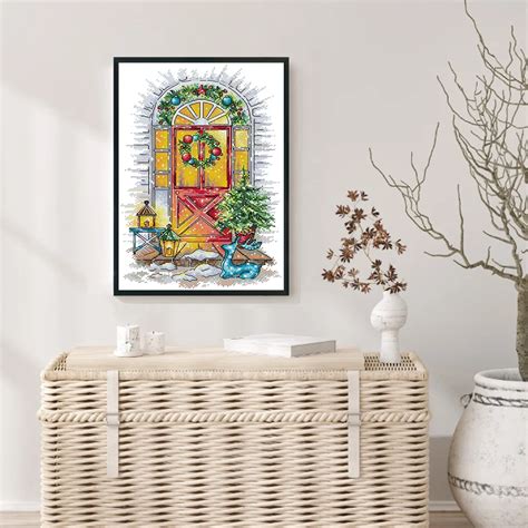 Ct Joy Sunday Stamped Counted Cross Stitch Four Seasons Gate Cm