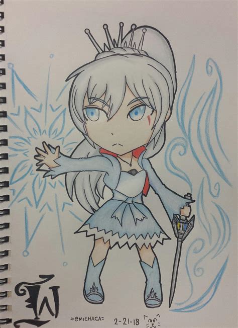 Rwby Chibi Weiss Schnee By Emichaca On Deviantart