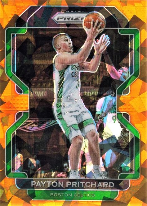 Panini Prizm Orange Ice Payton Pritchard Trading Card