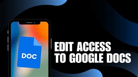 How To Do A Collaborative Work With Google Docs How To Give An Edit