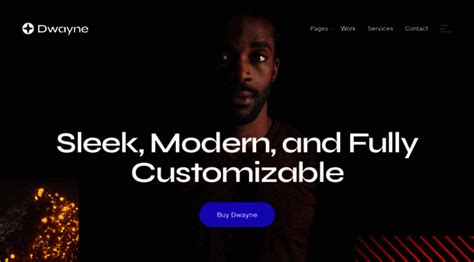 Dwayne Template Webflow Io Dwayne Webflow Html Website Dwayne