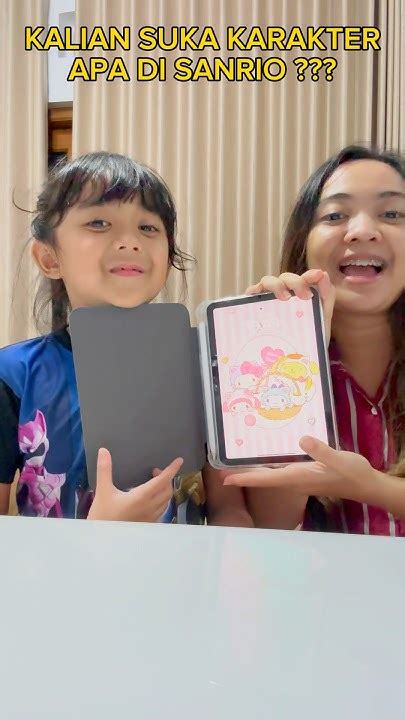 Samantha Unboxing Casing Ipad Serba Sanrio Cinnamoroll Kuromi My Melody