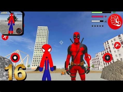 Amazing Spiderman Stickman Rope Hero Mafia City New York 16 Android