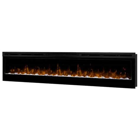 Prism Series Wall-Mounted Electric Fireplace with Acrylic Ember Bed ...