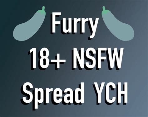 Furry Nsfw Spread YCH READ DESCRIPTION Mature Etsy