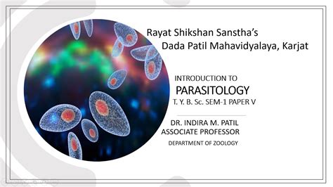 Introduction To Parasitology Youtube