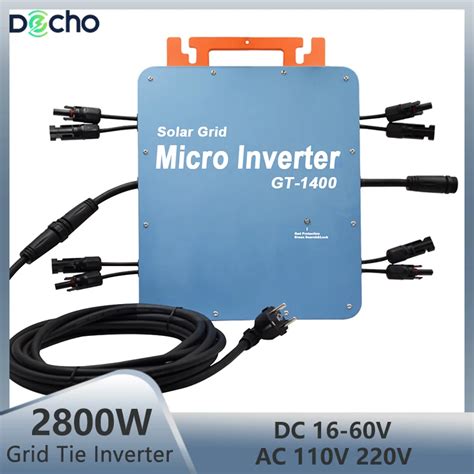 2800W Micro Solar Panel Solar Inverter Pure Sine Wave Home Inverter