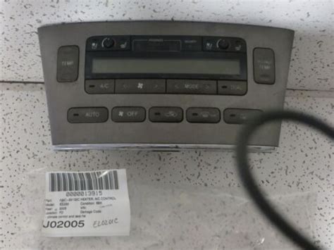 Used Oem Lexus Es Heater A C Climate Control Ebay