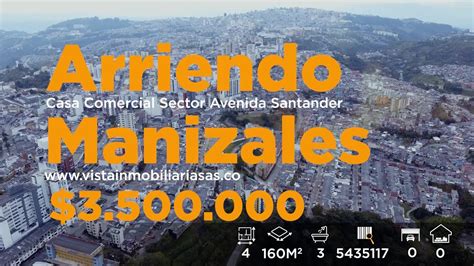 Arriendo Fantástica Casa Comercial en el Sector de la Avenida Santander