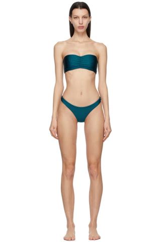 Jade Swim Blue Ava Most Wanted Bikini SSENSE