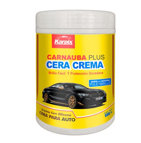 CERA CREMA PARA AUTO KARPIX 600 ML Corporación Valca