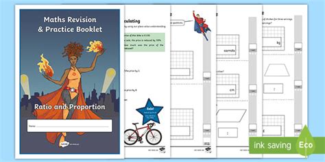 Year 6 Sats Survival Maths Ratio And Proportion Revision And Practice Booklet