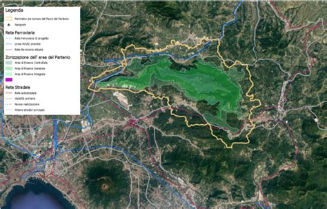 Il Sistema Infrastrutturale Del Parco Regionale Del Partenio