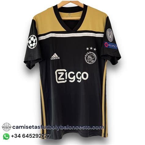 Camiseta Ajax Visitante Camisetas Futbol Y Baloncesto