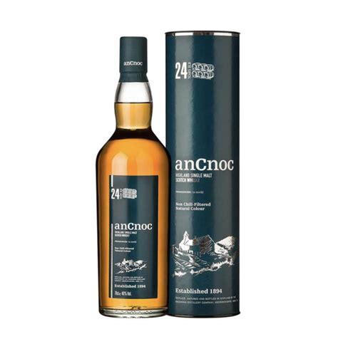 Ancnoc 24 Years Highland Single Malt Scotch Whisky 嘢食 嘢飲 酒精飲料