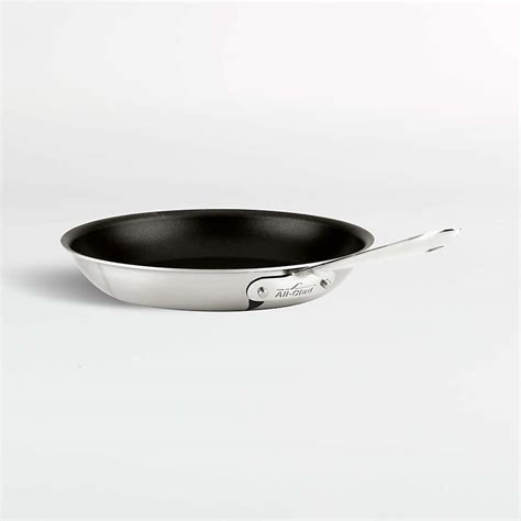 All-Clad d5 Brushed Stainless Non-Stick 10" Fry Pan | Crate & Barrel