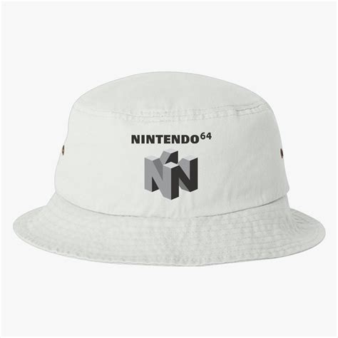 Nintendo 64 Bucket Hat Embroidered Customon