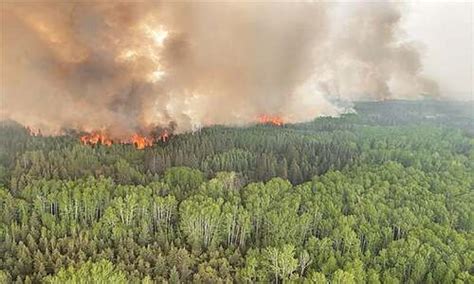 Thousands Flee Wildfires In Canadas Far North World Dawn Com