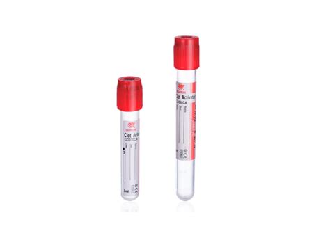 Serum Clot Activator Tube Red Top Blood Collection Tube Oem