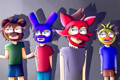 Mask Kids Fnaf 4 By Pixeliada On Deviantart