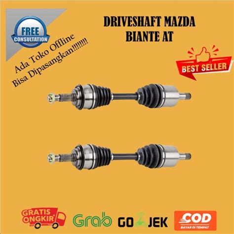 DRIVESHAFT MAZDA BIANTE DRIVE SHAFT CV JOINT AS RODA KOMPLIT MAZDA