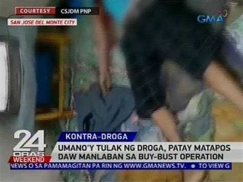 Umano Y Tulak Ng Droga Patay Matapos Daw Manlaban Sa Buy Bust