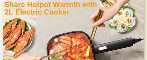 Amazon Dezin 2L Electric Hot Pot With Steamer Rapid 800W Non Stick Ceramic Coating Dorm