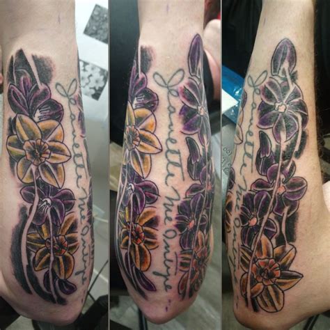 Tattoo Uploaded By John D Nguyen Anu Ra • Flowers On Forearm