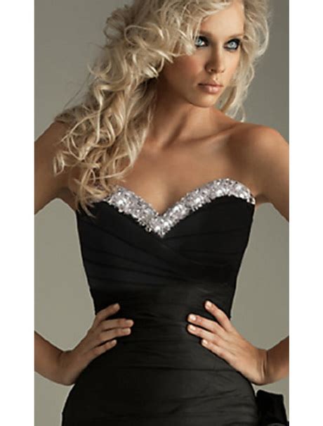 Robe De Soiree Noire Avec Strass