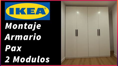 Cómo montar un armario PAX de IKEA Puertas Abatibles 2023 YouTube