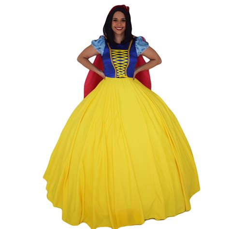 Branca De Neve Fantasia Adulto - Fantasia Branca De Neve Adulto Longo + Capa | Shopee Brasil
