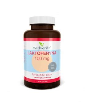 Medverita Laktoferyna 100mg Kapsułki 120 E forma