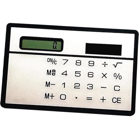 Calculatrice De Poche À 8 Chiffres Avec Énergie Solaire Portable