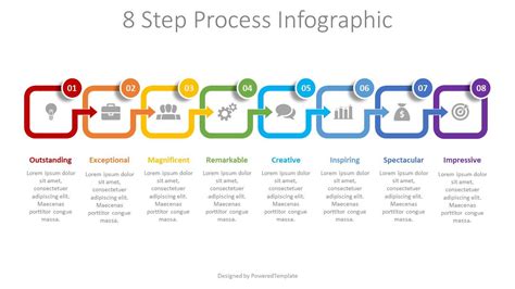 Step Process Infographic Free Presentation Template For Google