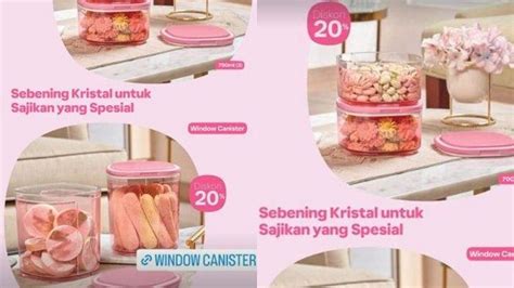 Katalog Promo Tupperware Terbaru Januari Toples Bening Diskon