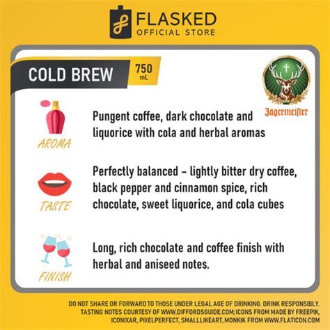 Jagermeister Cold Brew Coffee 750mL – Flasked Liquor Store