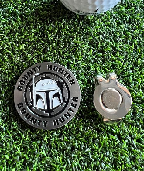 Golfball Marker Mando With Magnetic Hat Clip Thegolfballmarker