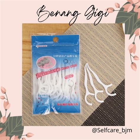 Jual Dental Floss Benang Gigi Isi 20 Pcs Shopee Indonesia