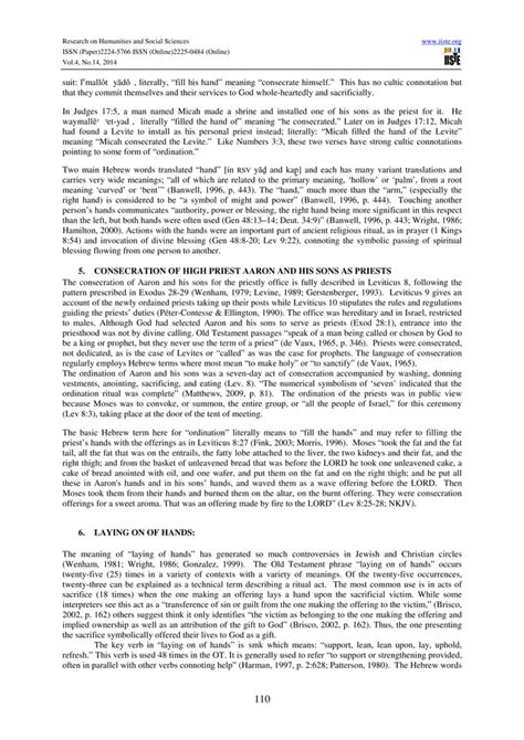 Ordination In The Old Testament Pdf