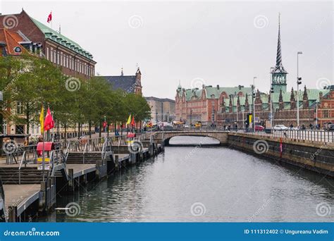 Copenhagen - October 17, 2016: View To the Borsen (Borsen) Building on ...