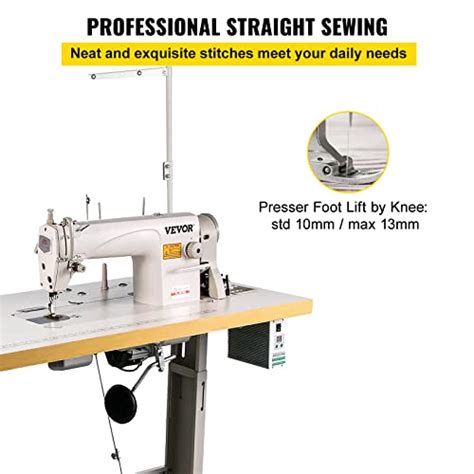 VEVOR Industrial Sewing Machine 550W Upholstery Sewing Machine With