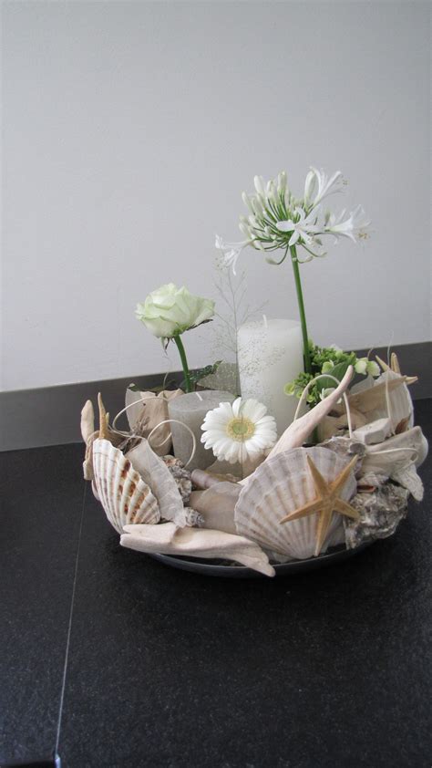 Met Schelpen Deco Floral Floral Decor Floral Art Floral Design