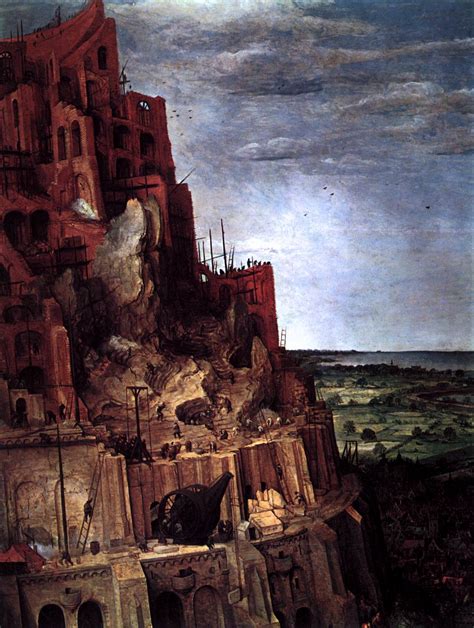 The Tower Of Babel Detail By Bruegel Pieter The Elder