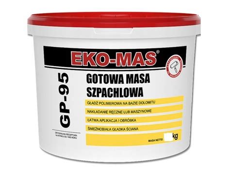 EKO MAS GP 95 Gotowa Masa Szpachlowa 5kg 5907810533320 Cena Opinie